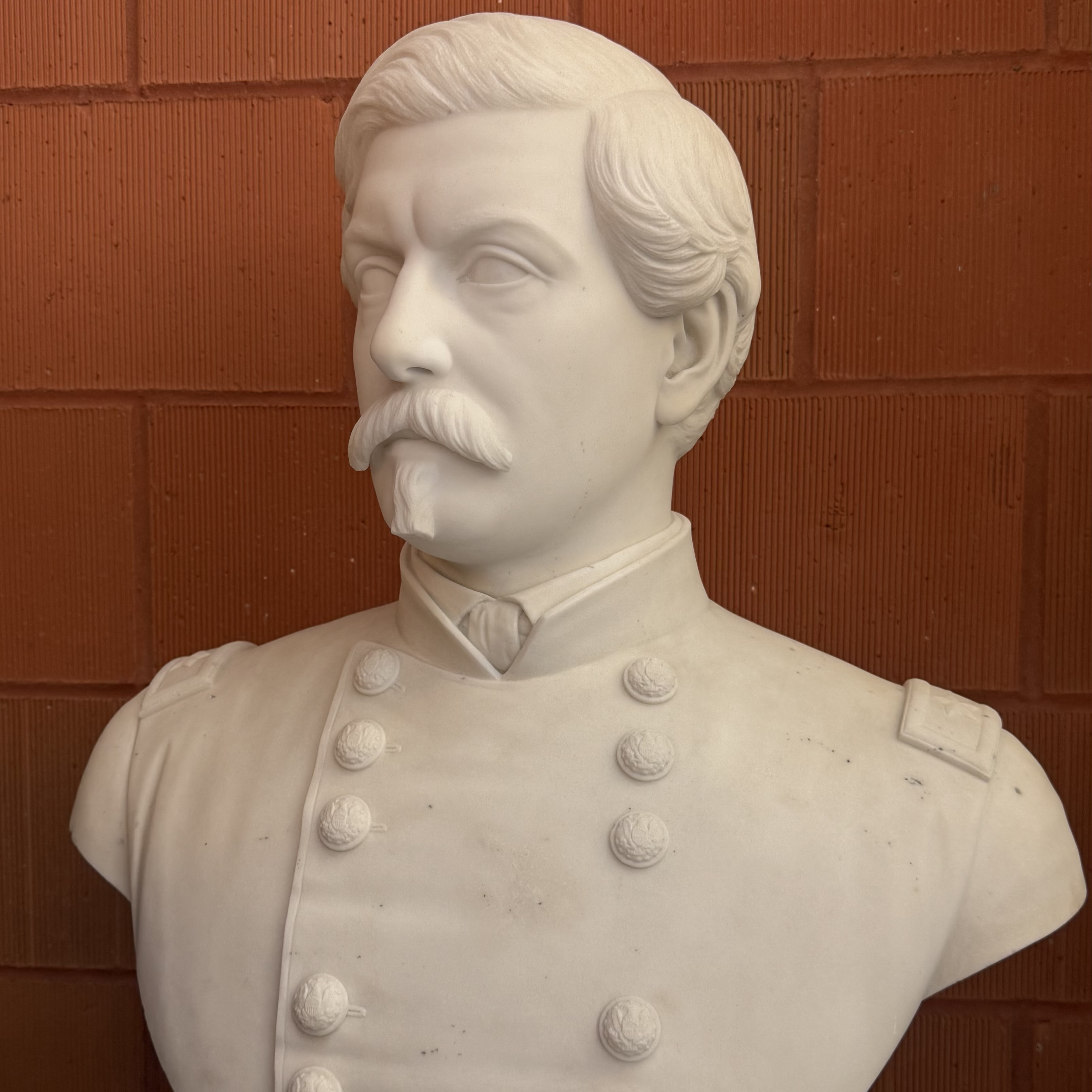 White bust of Civil War General